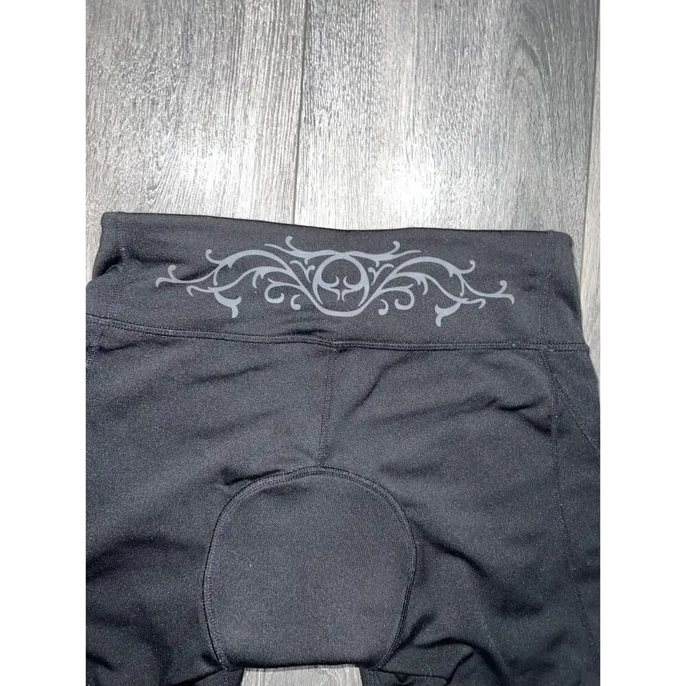 Athleta Womens Compression Cycling Running Shorts Detail X-Small Black A005974